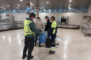 Covid-19: La Guardia Civil presta apoyo al transporte de material para trasplantes