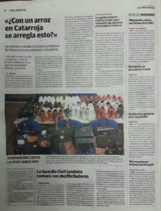 Lee más sobre el artículo LAS PROVINCIAS – La Guardia Civil también contará con desfibriladores