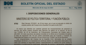 Lee más sobre el artículo El BOE publica la convocatoria de acceso a la Guardia Civil para 2021: plazos y requisitos para servir en la Benemérita