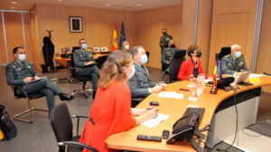 María Gámez reafirma el compromiso de la Guardia Civil con Europol