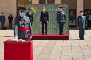 El ministro Grande-Marlaska preside la toma de posesión del general José Luis Tovar Jover como jefe de la Guardia Civil en Cataluña