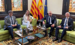Lee más sobre el artículo La delegada del Gobierno recibe al presidente de la FNHGC, Eduardo Montolio, y al secretario de la entidad, Yosef Sánchez-Molina