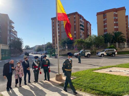 La comandancia de Sant Andreu de la Barca acoge los actos de conmemoración de la Patrona de la Guardia Civil (8 de octubre de 2021)