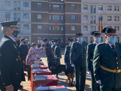 La comandancia de Sant Andreu de la Barca acoge los actos de conmemoración de la Patrona de la Guardia Civil (8 de octubre de 2021)