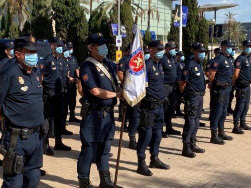 El presidente de la FNHGC, Eduardo Montolio, distinguido por la Jefatura Superior por el apoyo de la entidad a la Policía Nacional (27 de septiembre de 2021)